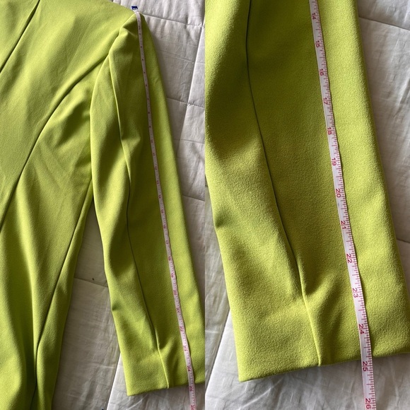 F21 Green Single-breasted Blazer M - Picture 10 of 14